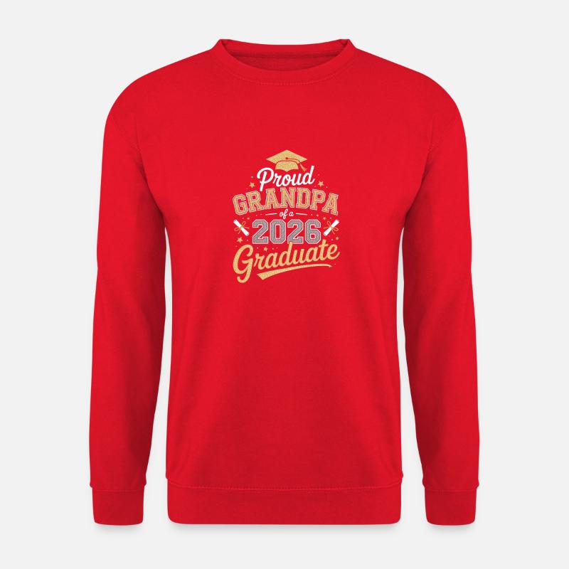 Stolzer Opa 2026 Grad - Unisex Pullover - Rot
