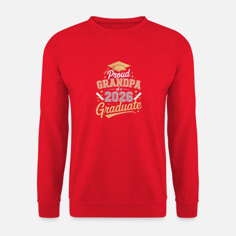 Stolzer Opa 2026 Absolvent - Unisex Pullover - Rot