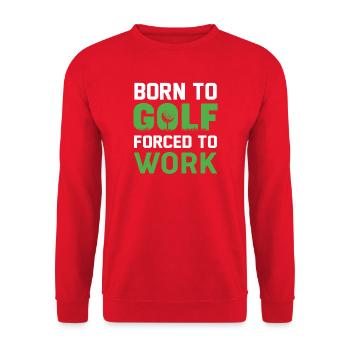 gulf - Unisex Sweatshirt - red - Front - Alina (178cm) & Michal (187cm)