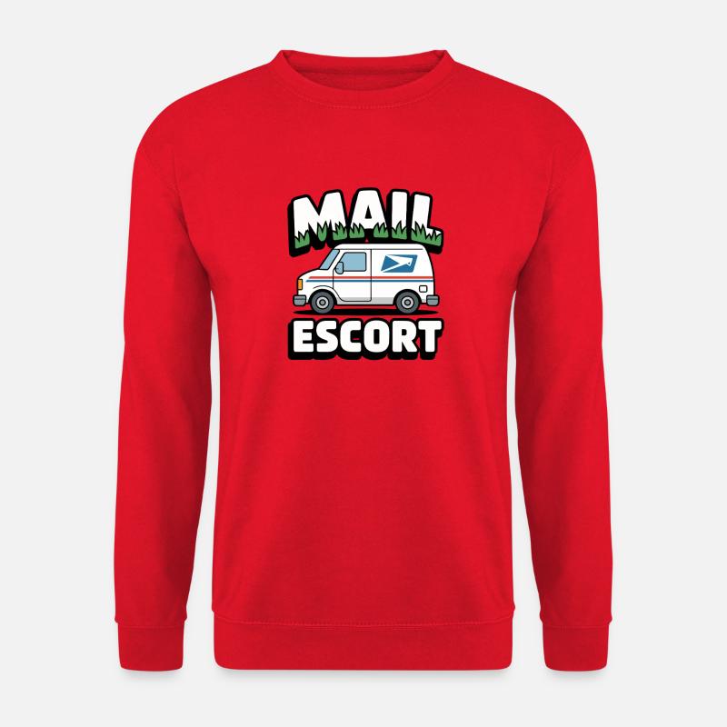Postbotenzustellung für Postboten - Unisex Pullover - Rot