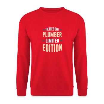 Klempner Limited Edition - Unisex Pullover - Rot - Vorne - Alina (178cm) & Michal (187cm)