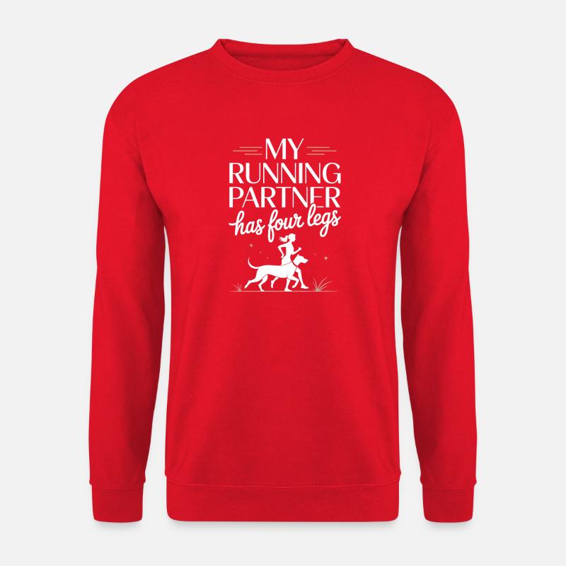 Canicross - Unisex Pullover - Rot