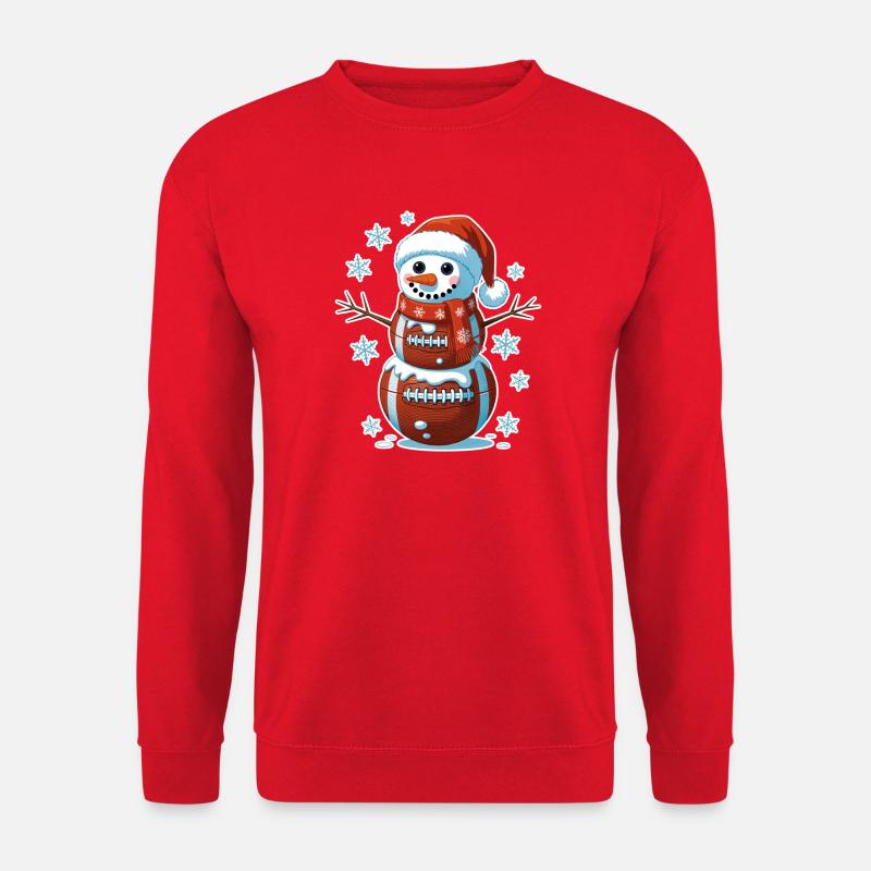 Basketball Snowman Stack - Unisex Sweatshirt - red