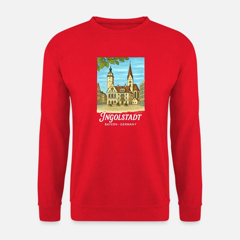 Ingolstadt - Unisex Pullover - Rot