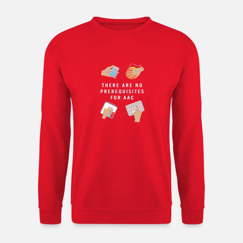 AAC Communication Sign Language SLP - Unisex Sweatshirt - red