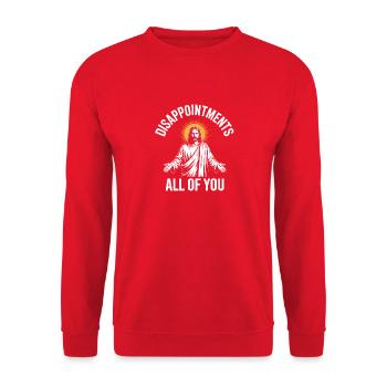 Déceptions à vous tous - Sweat-shirt Unisexe - rouge - Devant - Alina (178cm) & Michal (187cm)