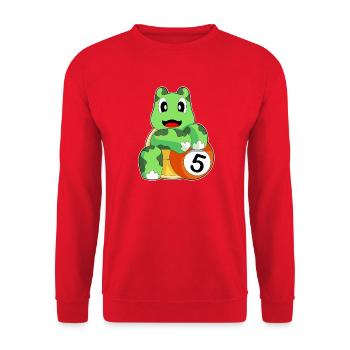 Schildkröte Billiard Queue Sport - Unisex Pullover - Rot - Vorne - Alina (178cm) & Michal (187cm)