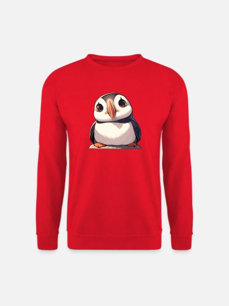 Puffin Papageientaucher - Unisex Pullover - Rot