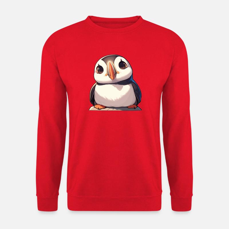 Puffin Papageientaucher - Unisex Pullover - Rot