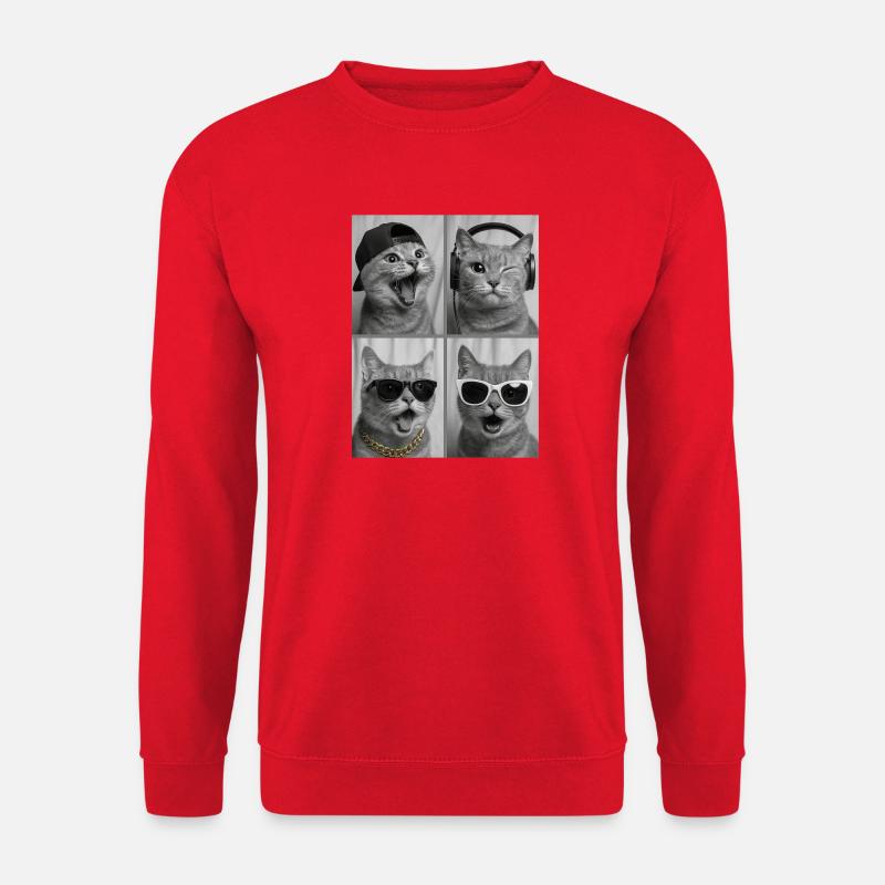 Kat - Unisex sweater - rød