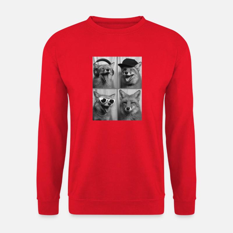 Fuchs - Unisex Pullover - Rot
