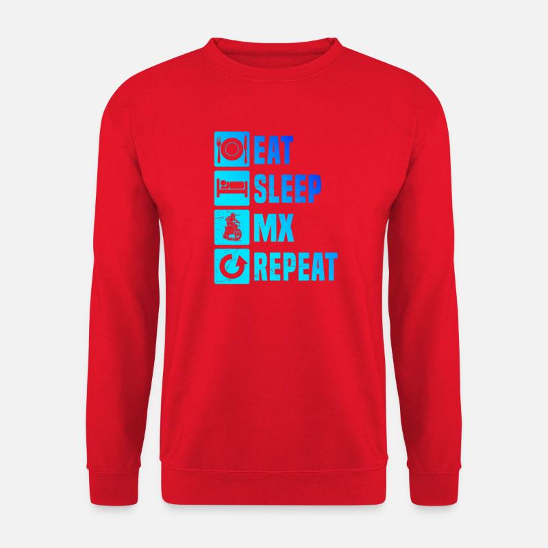 Direkte Motocross Aussage - Unisex Pullover - Rot