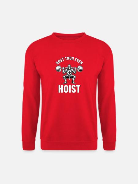 Dost Thou Even Hoist Ritter Fitness - Unisex Sweatshirt - red