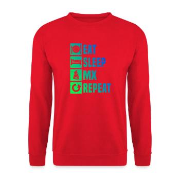 Conception vintage de motocross pour le motocross - Sweat-shirt Unisexe - rouge - Devant - Alina (178cm) & Michal (187cm)