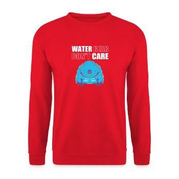 Tardigrade Tardigrades Bärtierchen Wasserbär - Unisex Pullover - Rot - Vorne - Alina (178cm) & Michal (187cm)