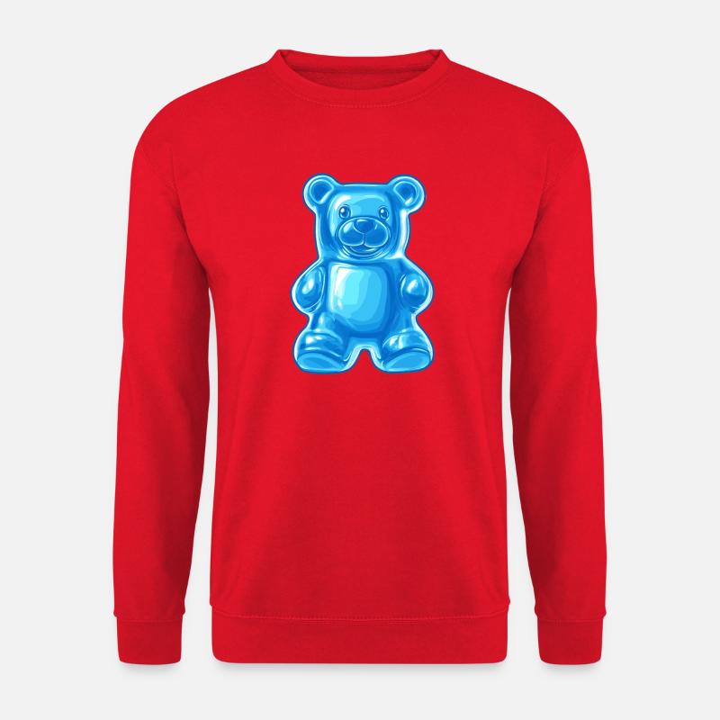 Blauer Gummibär - Unisex Pullover - Rot