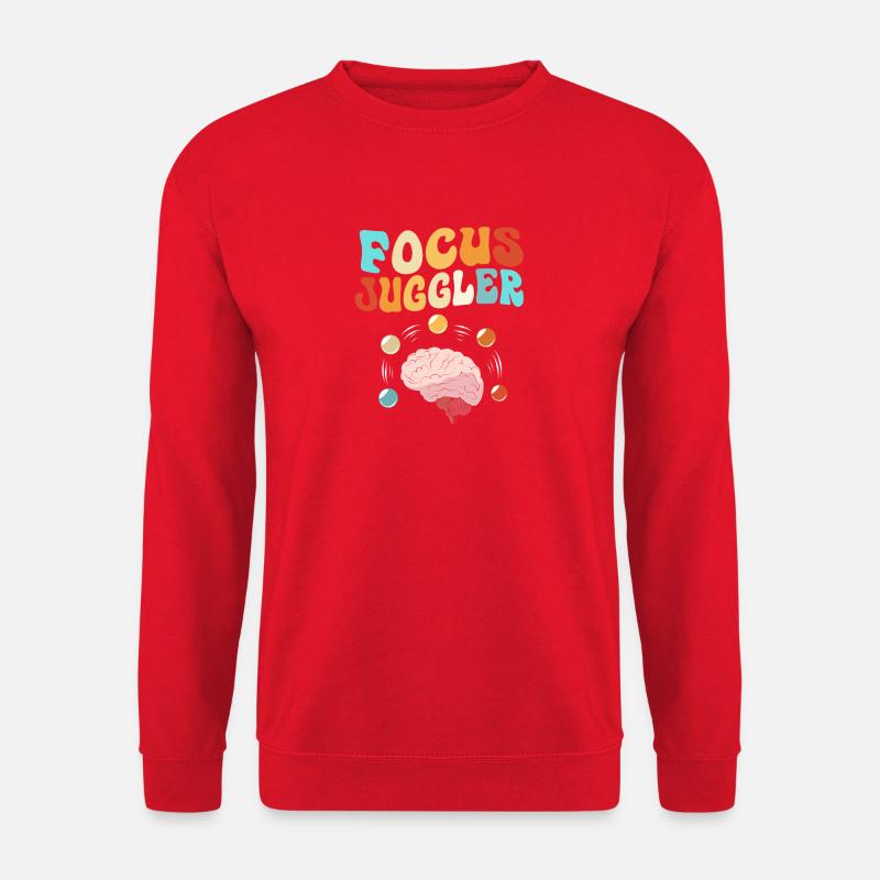 Autismus Geschenk Autist ADHS Asperger - Unisex Pullover - Rot