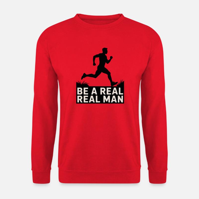 Real Man Run: Bold Drive - Unisex Sweatshirt - red