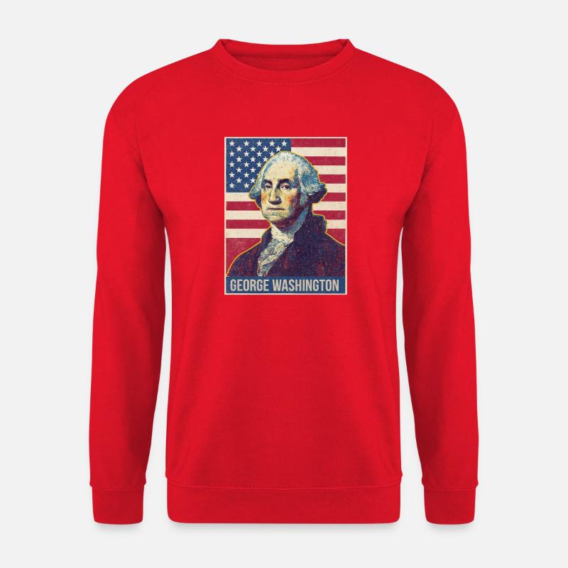 George Washington - Unisex Pullover - Rot