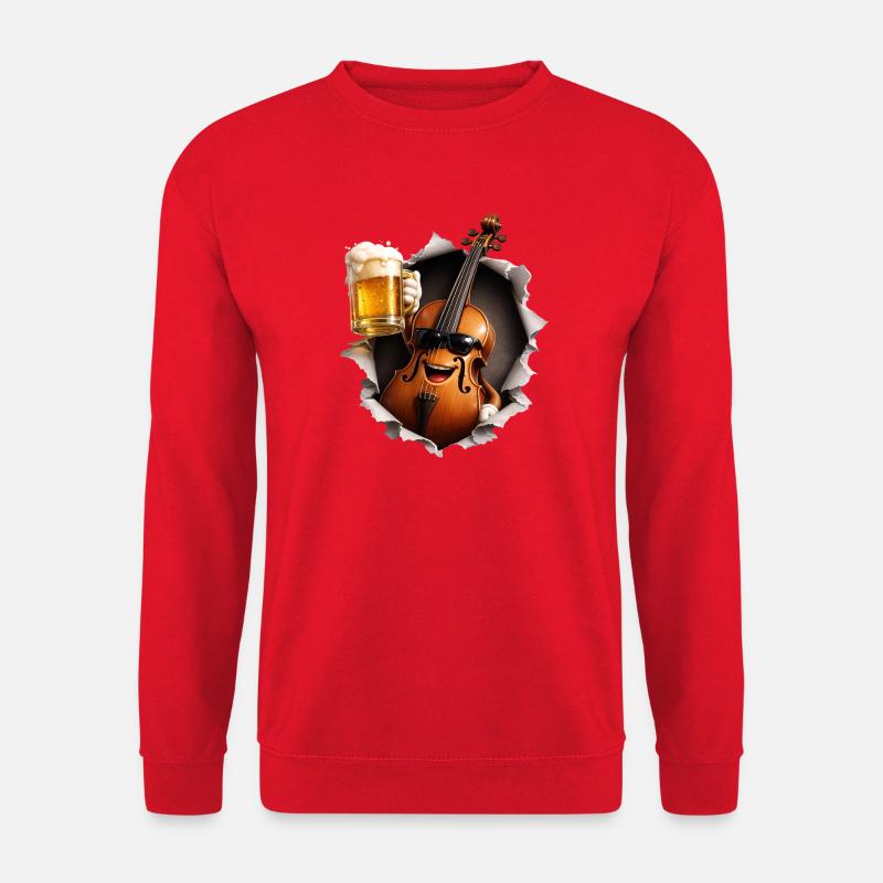 Cello Bier - Unisex Pullover - Rot