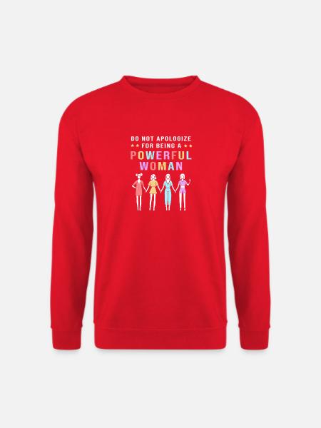 Feminismus Feminist Feministin Frauentag - Unisex Pullover - Rot