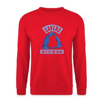 Diving Diver Snorkeling Recreational Diver - Unisex Sweatshirt - red - Front - Alina (178cm) & Michal (187cm)