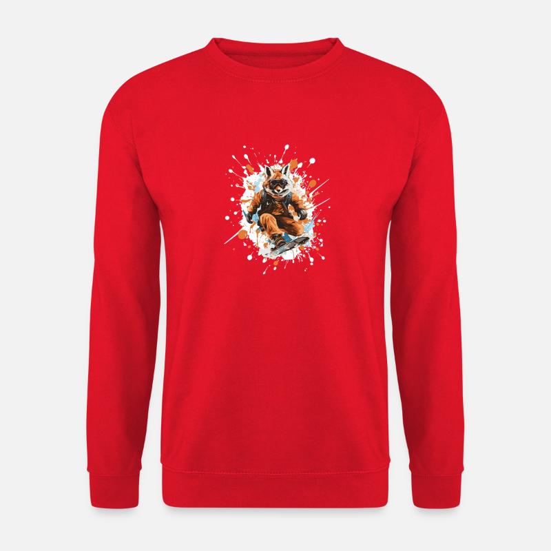 Fuchs Snowboard - Unisex Sweatshirt - red