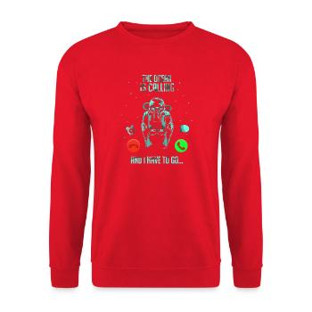 Diving Diver Snorkeling Recreational Diver - Unisex Sweatshirt - red - Front - Alina (178cm) & Michal (187cm)