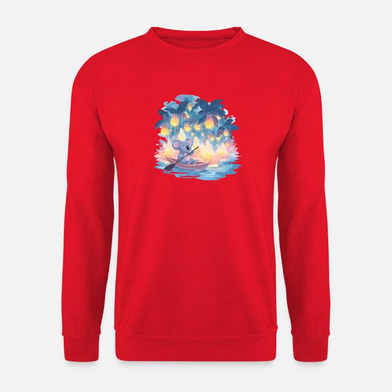 Lichterwald Koala Bootreise - Unisex Pullover - Rot