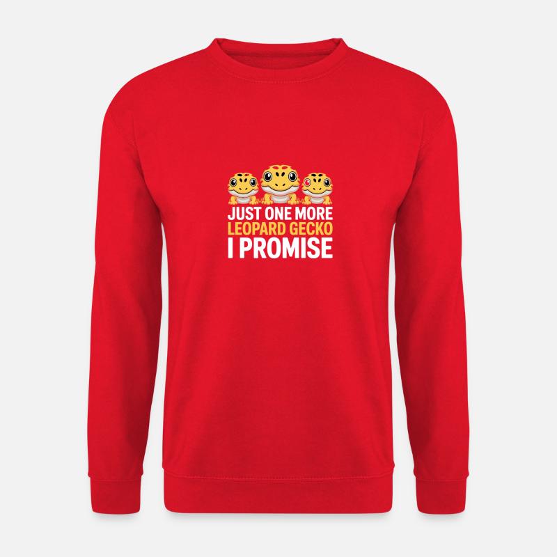 Leopard Gecko Trio Promise Tee - Unisex Sweatshirt - red