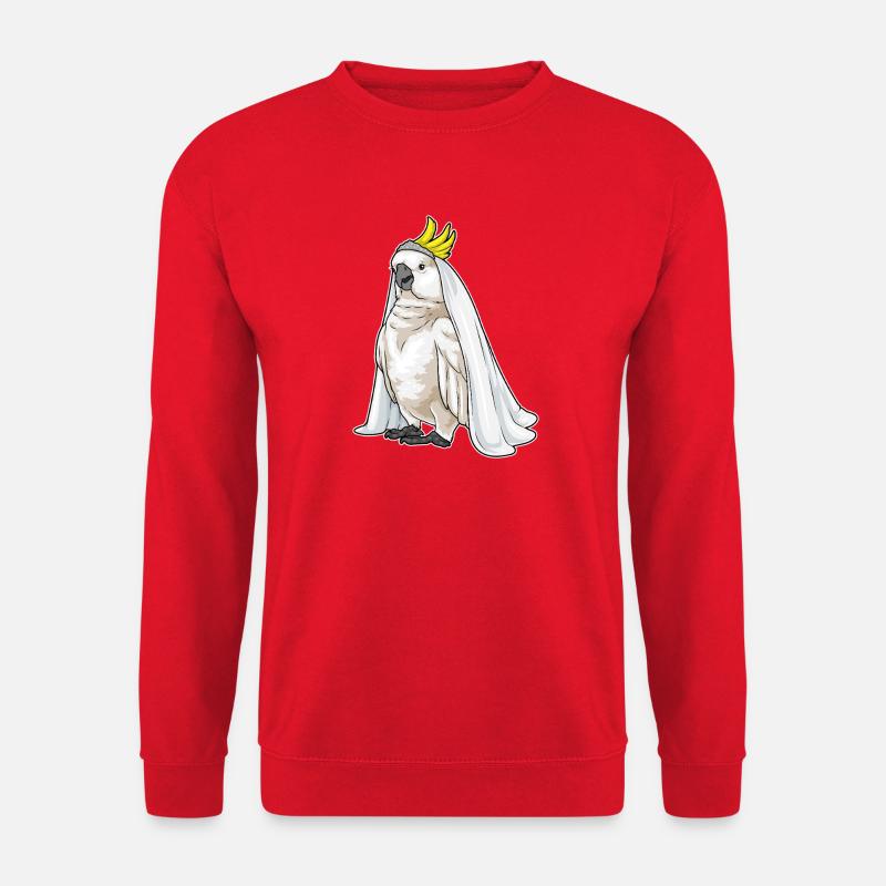 Parrot Bridal Veil Wedding - Unisex Sweatshirt - red