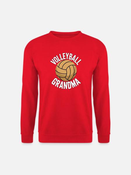 Volleyball Grandma – Proud Grandma - Unisex Sweatshirt - red