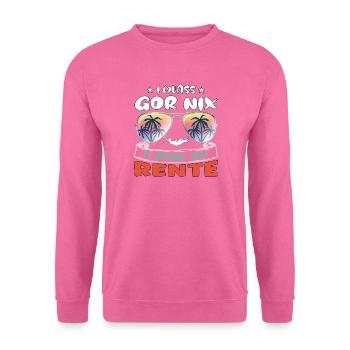 Je n’ai rien à faire - je suis à la retraite - Sweat-shirt Unisexe - rose - Devant