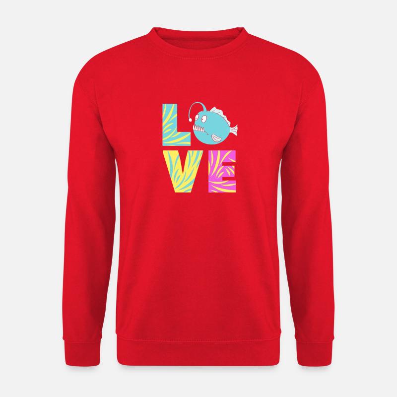 Anglerfisch - Unisex Pullover - Rot