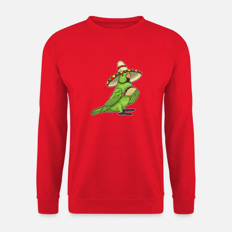 Parrot Taco - Unisex Sweatshirt - red