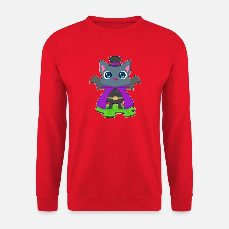 Fledermaus Halloween Vampir - Unisex Pullover - Rot