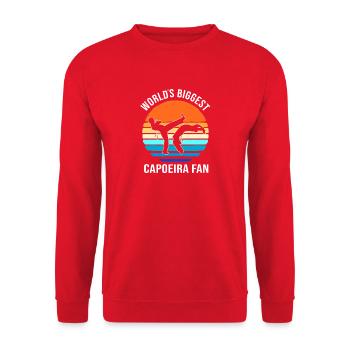 Capoeira - Unisex Sweatshirt - red - Front - Alina (178cm) & Michal (187cm)