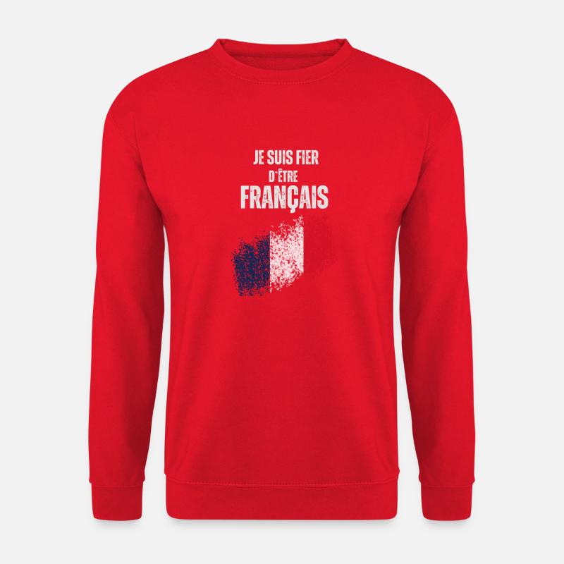 Stolz, Franzose zu sein - Unisex Pullover - Rot