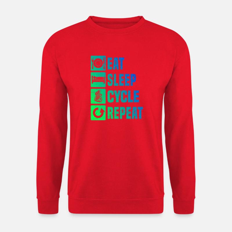 Ein Must Have für echte Rennrad - Unisex Pullover - Rot