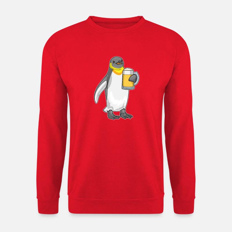 Penguin Beer - Unisextröja - röd