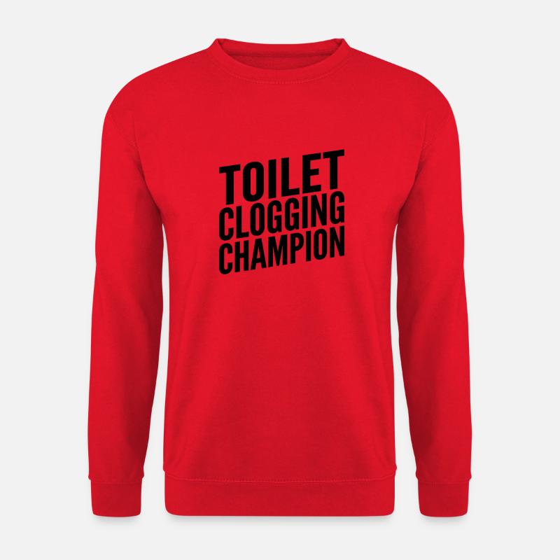 Toilettenschloss-Champion - Unisex Pullover - Rot