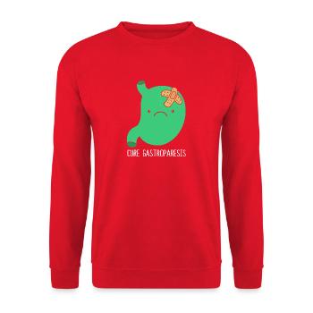 Gastroparesie - Sweat-shirt Unisexe - rouge - Devant - Alina (178cm) & Michal (187cm)