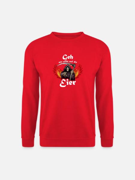 Faucheur d’ailes avec la faux - Sweat-shirt Unisexe - rouge