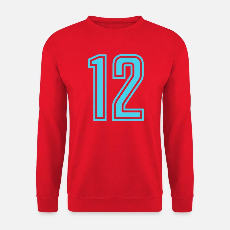 12- - Unisex Sweatshirt - red