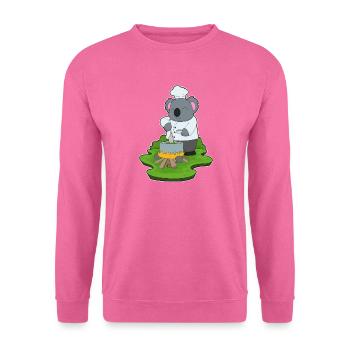 Koala Koch Kochtopf Kochen - Unisex Pullover - Pink - Vorne
