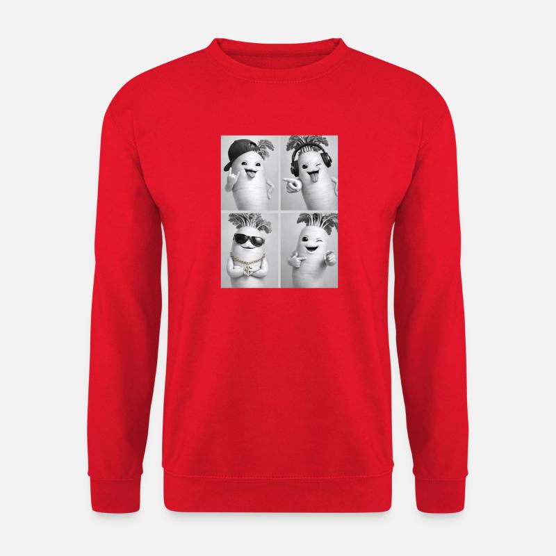 Daikon Radish - Unisex Sweatshirt - red