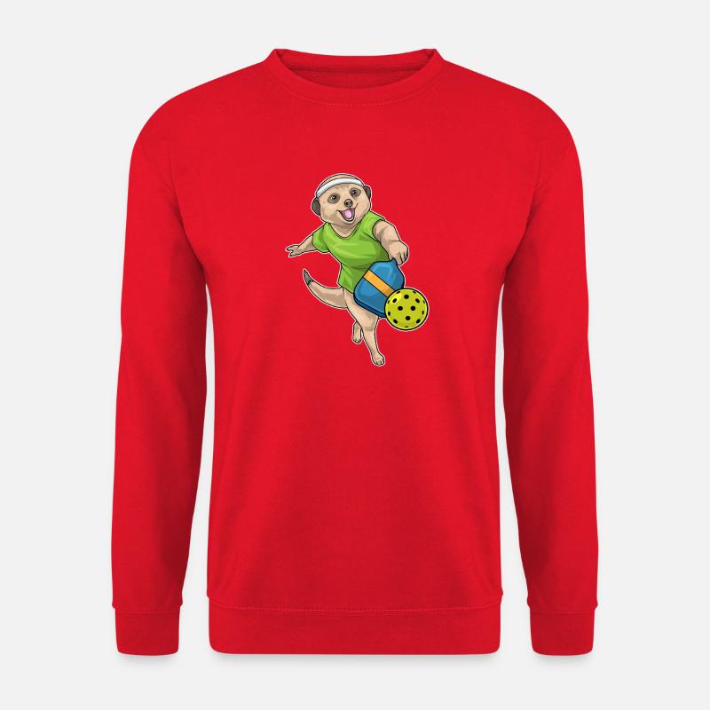 Erdmännchen Pickleball - Unisex Pullover - Rot