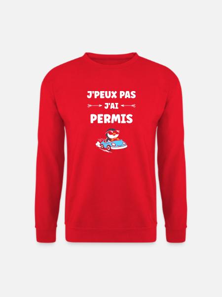 Führerschein-Humor - Unisex Pullover - Rot
