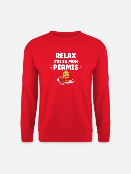 Driver's license humor - Unisex Sweatshirt - red