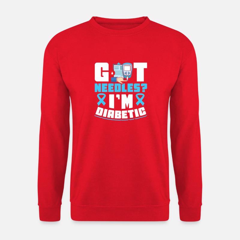 Diabète de type 1 - Sweat-shirt Unisexe - rouge